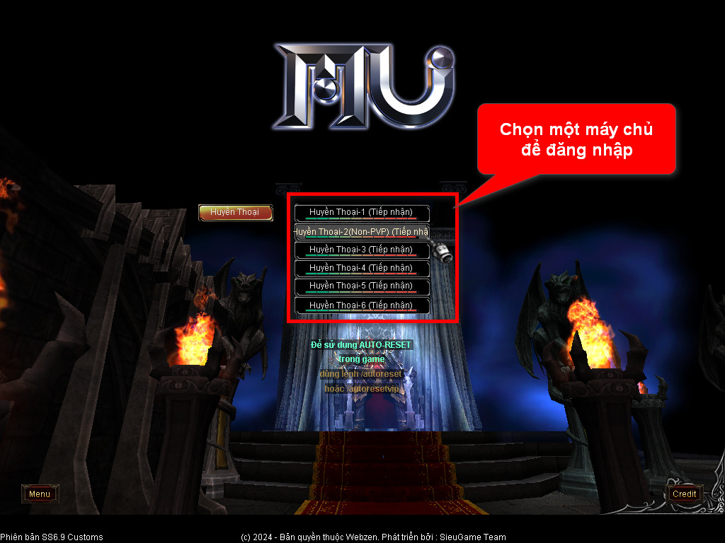 Chức năng chính của Game MU Thiên Tử